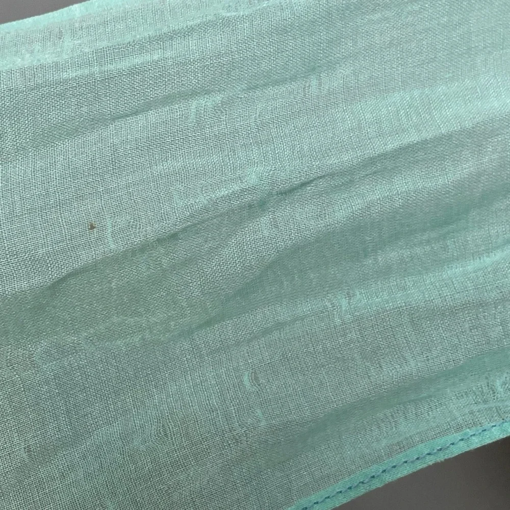 Vintage Half Apron Hostess Scalloped Hem Women Leaf Sheer Retro 1950s Tie Bow‎